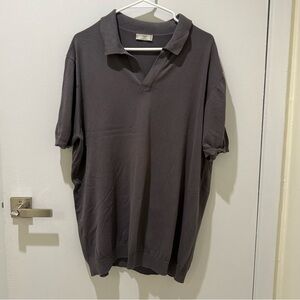 Mango 100% cotton knit polo XXL